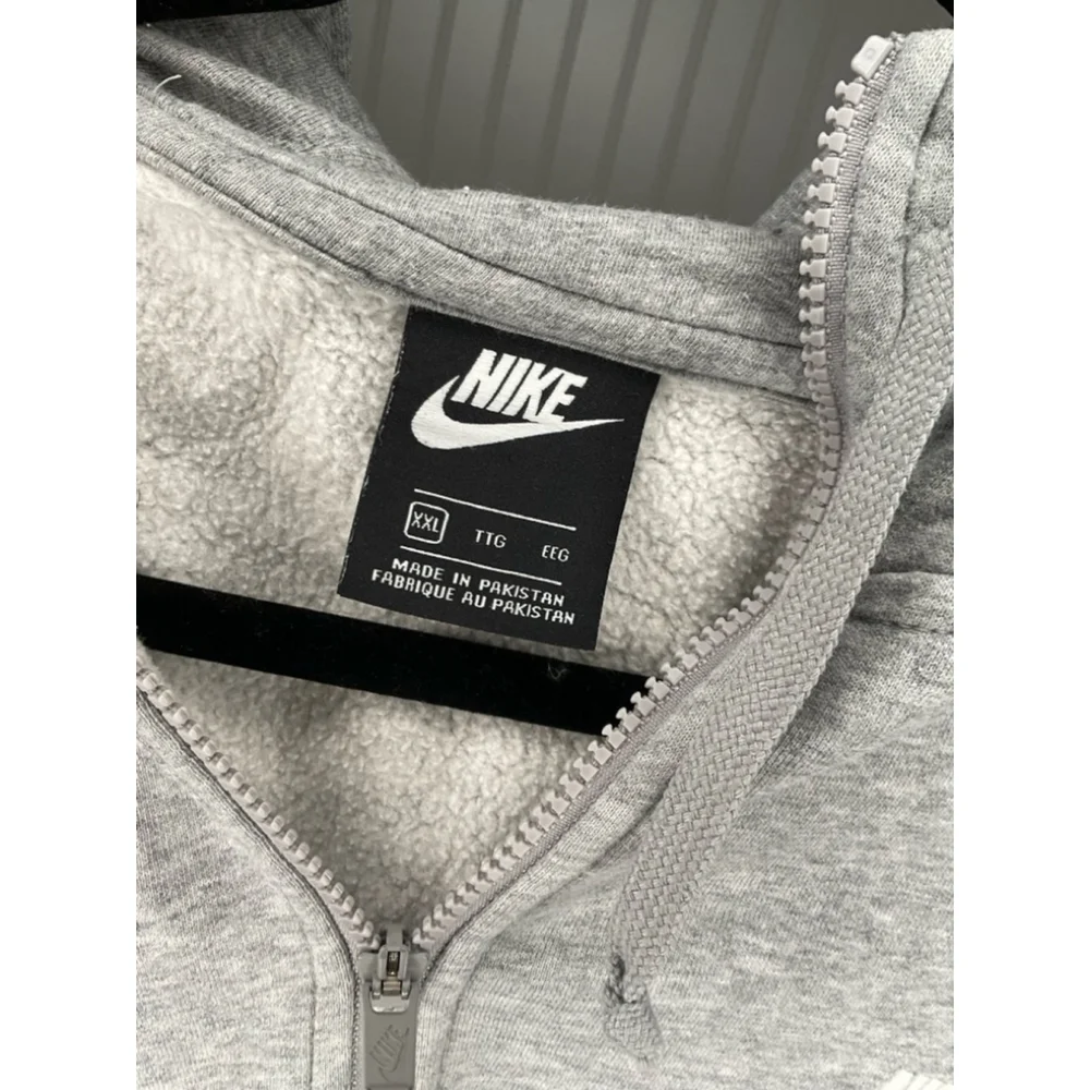 Men's Nike Gray Half-Zip Pullover Hoodie XXL